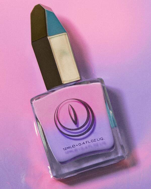 Nail polish swatch / manicure of shade Mooncat Melonberry