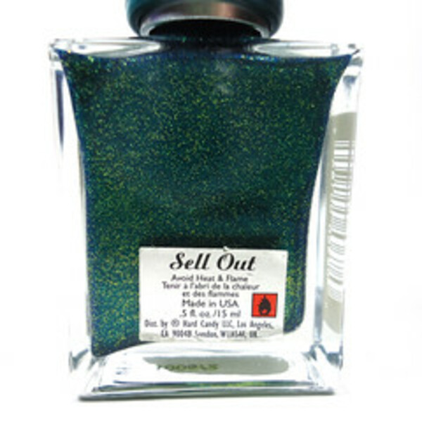 Nail polish swatch / manicure of shade Hard Candy Sell Out