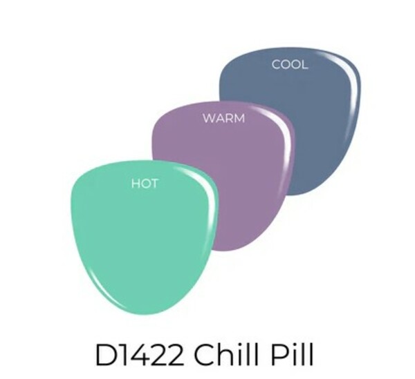 Nail polish swatch / manicure of shade Revel Chill Pill