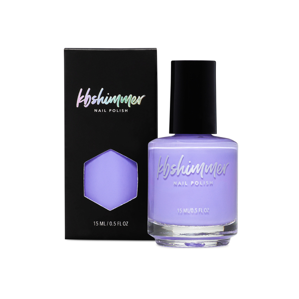 Nail polish swatch / manicure of shade KBShimmer Track record