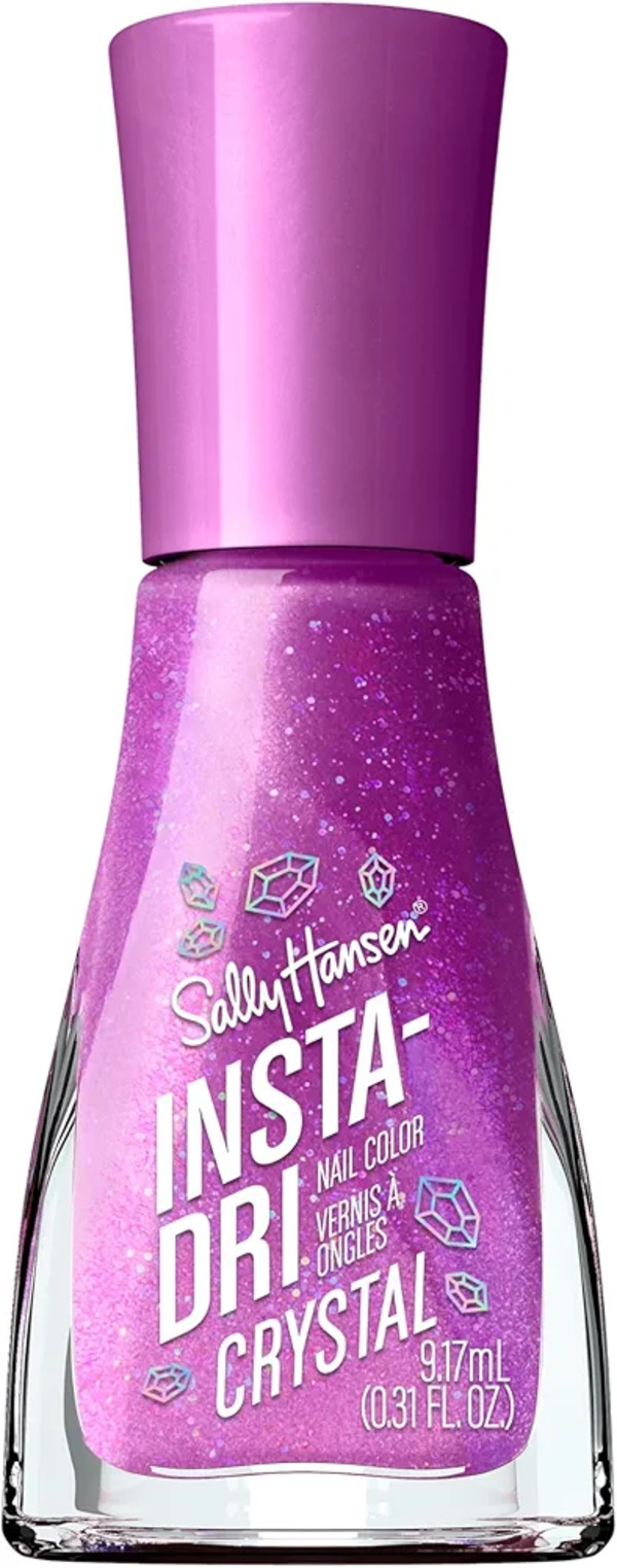 Nail polish swatch / manicure of shade Sally Hansen Insta-Dri Party Prism