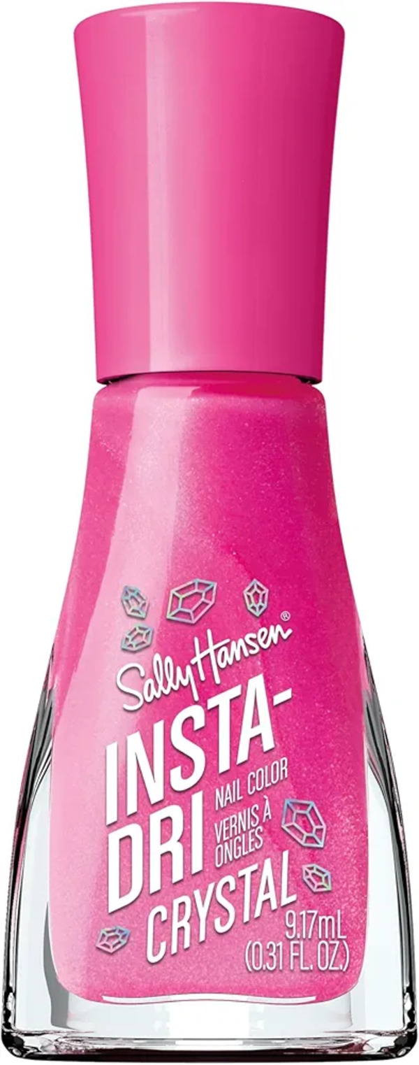 Nail polish swatch / manicure of shade Sally Hansen Insta-Dri Pink Charm Stone