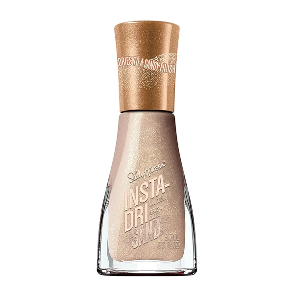 Nail polish swatch / manicure of shade Sally Hansen Insta-Dri Taupe Notch Sand