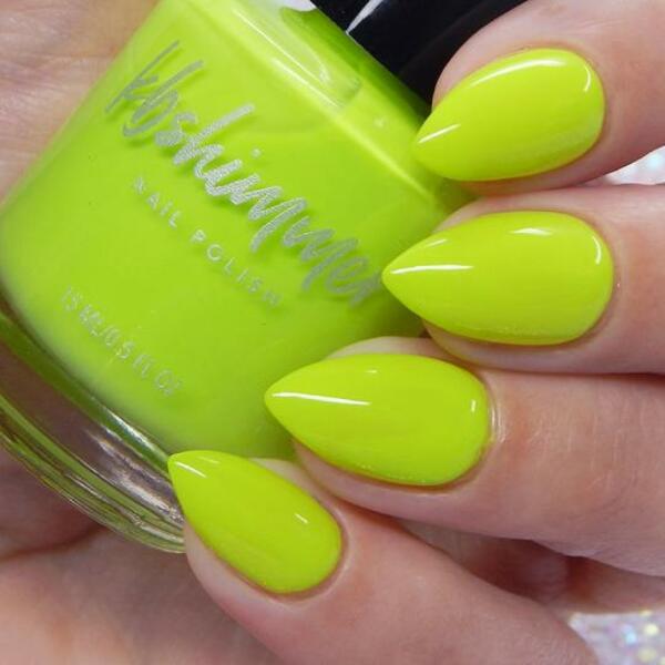 Nail polish swatch / manicure of shade KBShimmer Let's Bounce