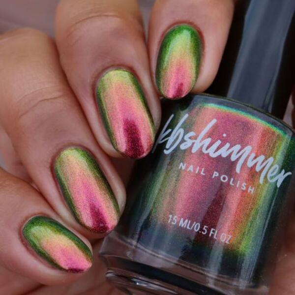 Nail polish swatch / manicure of shade KBShimmer For the Pun of It