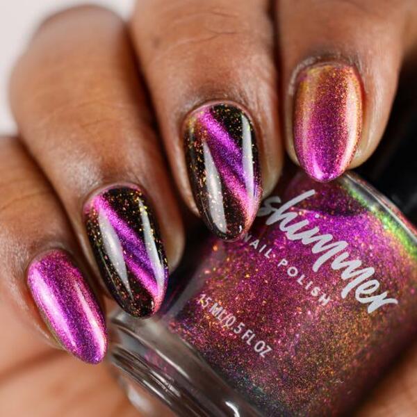 Nail polish swatch / manicure of shade KBShimmer Charmed Life