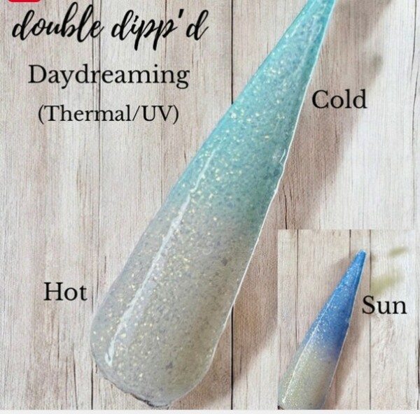 Nail polish swatch / manicure of shade Double Dipp'd Daydreaming