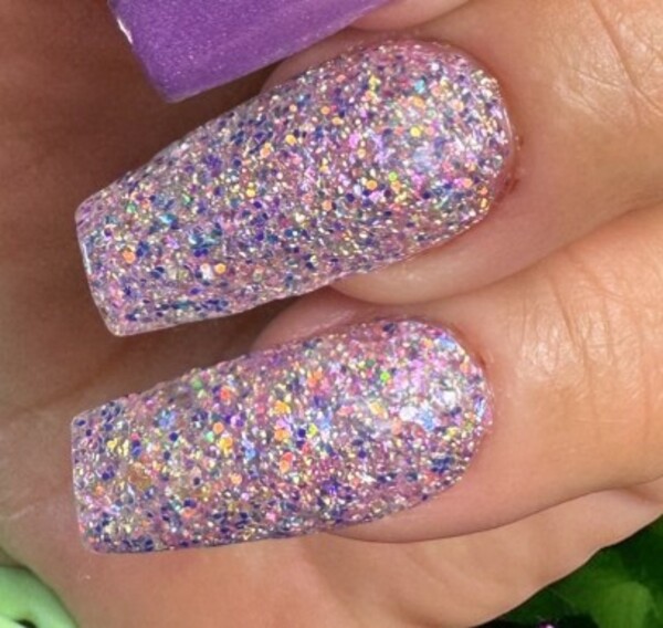 Nail polish swatch / manicure of shade Double Dipp'd Nailed It