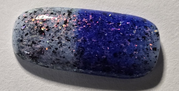 Nail polish swatch / manicure of shade Sassy Sauce Polish Confetti Cannon