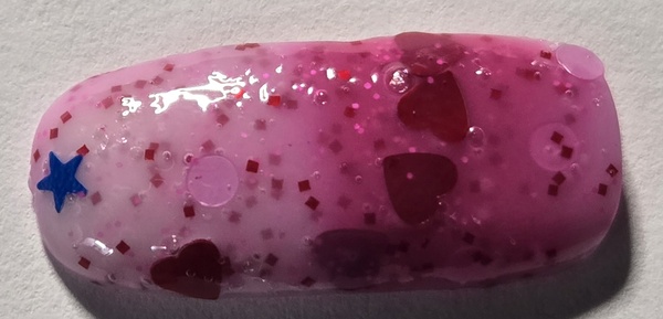 Nail polish swatch / manicure of shade Crystal Knockout Fly Owl