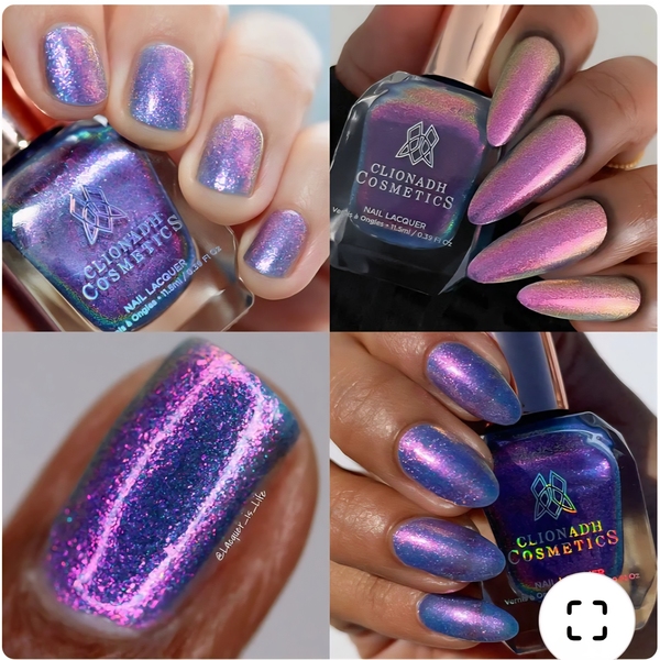 Nail polish swatch / manicure of shade Clionadh Cosmetics Stained Glass