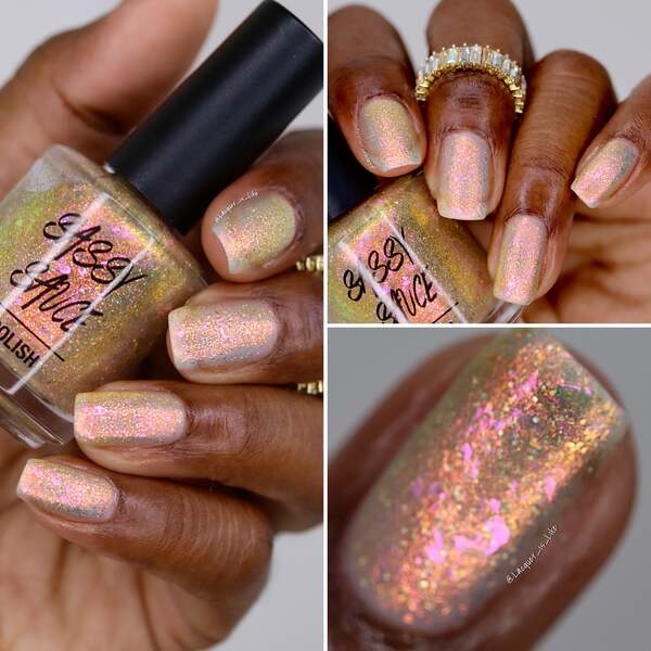 Nail polish swatch / manicure of shade Sassy Sauce Get Your Life Right Boo