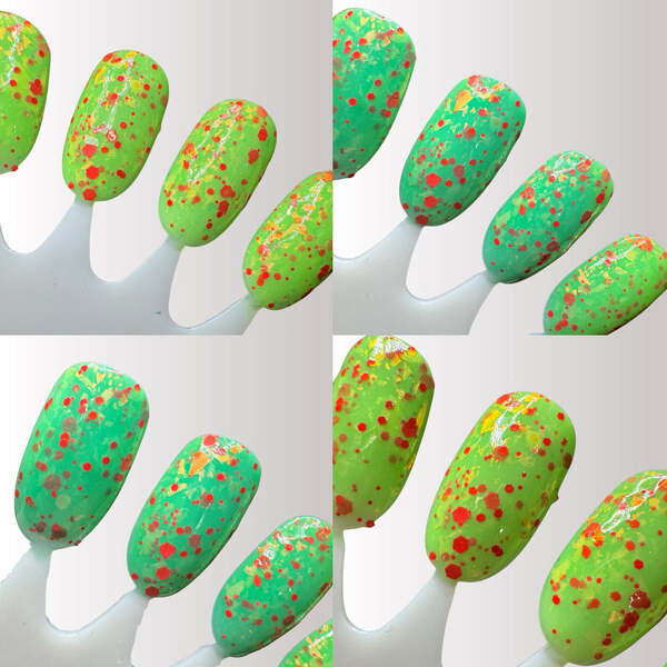 Nail polish swatch / manicure of shade Swamp Gloss Time Honored Grieving Technologies