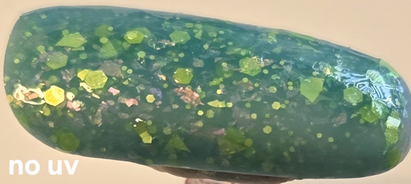 Nail polish swatch / manicure of shade Swamp Gloss Swift and Saddled