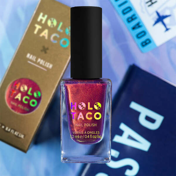 Nail polish swatch / manicure of shade Holo Taco Unicorn No. 1