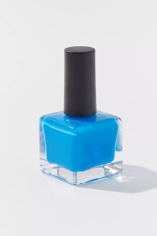 Nail polish swatch / manicure of shade Urban Outfitters Blue butterfly