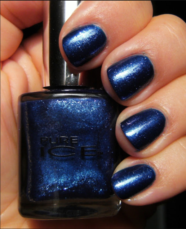 Nail polish swatch / manicure of shade Pure Ice Deja Vu