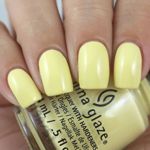 Nail polish swatch / manicure of shade China Glaze Casual Friday