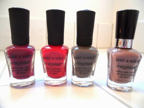 Nail polish swatch / manicure of shade wet n wild Rouge 66