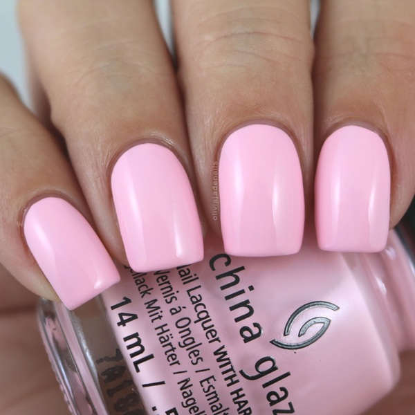 Nail polish swatch / manicure of shade China Glaze My Sweet Lady