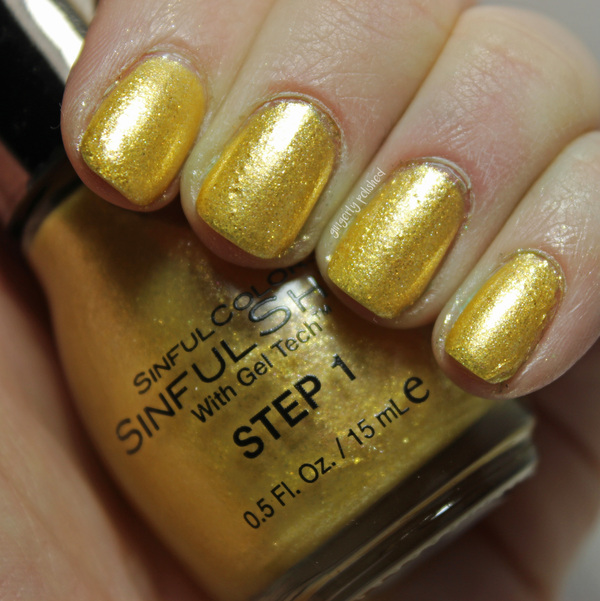 Nail polish swatch / manicure of shade Sinful Colors Nola Way