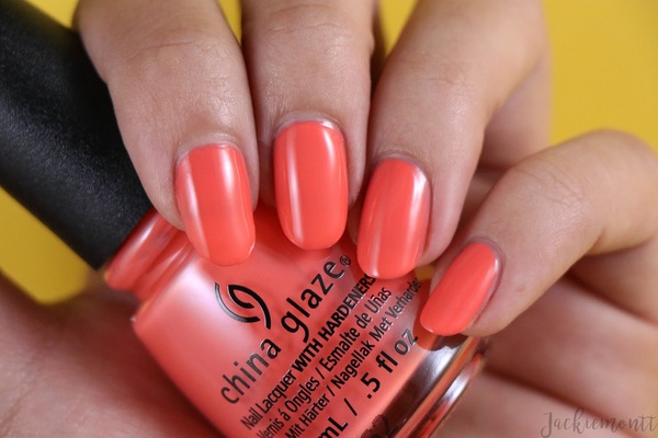 Nail polish swatch / manicure of shade China Glaze Athlete Chic