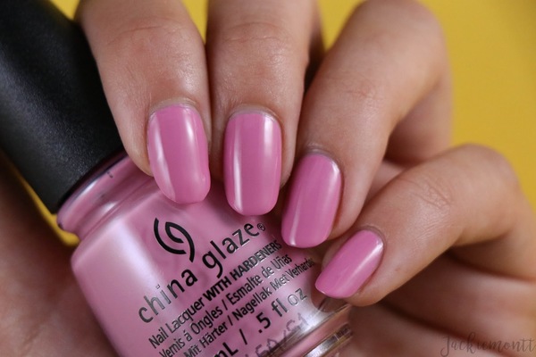 Nail polish swatch / manicure of shade China Glaze Pretty Fit