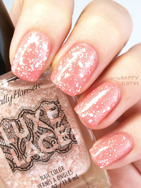 Nail polish swatch / manicure of shade Sally Hansen Intimate