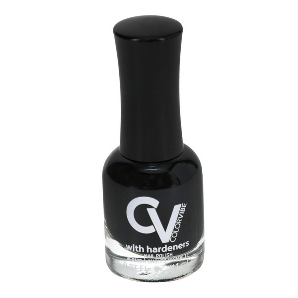 Nail polish swatch / manicure of shade Color Vibe Back to Black
