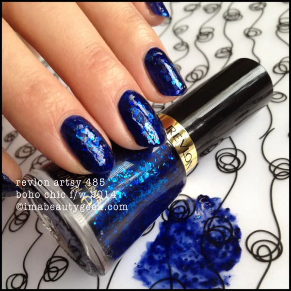 Nail polish swatch / manicure of shade Revlon Artsy