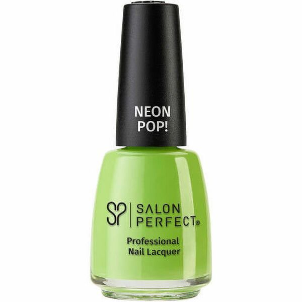 Nail polish swatch / manicure of shade Salon Perfect Honeydew, Honey Don't