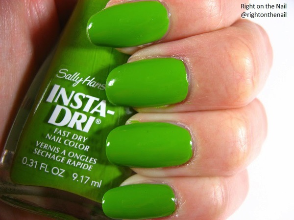 Nail polish swatch / manicure of shade Sally Hansen Insta-Dri In the Groove