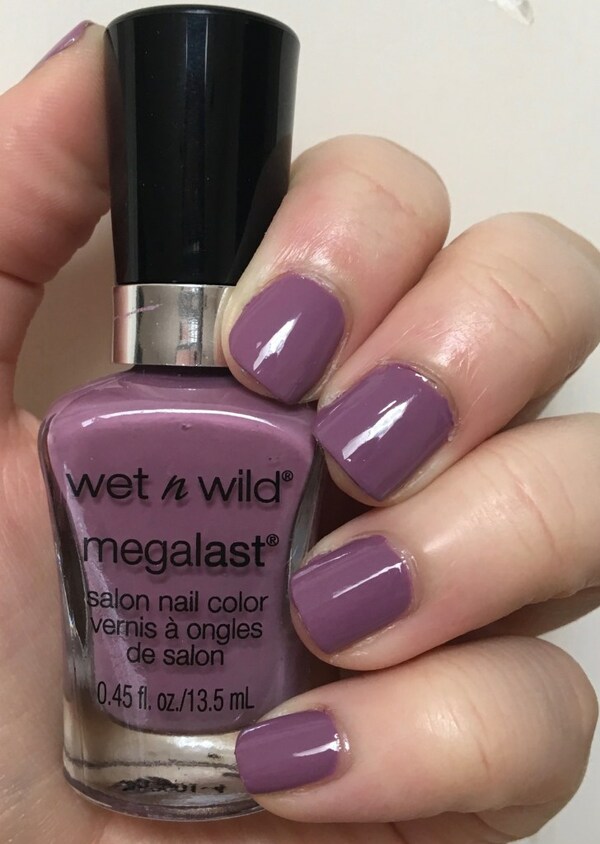 Nail polish swatch / manicure of shade wet n wild Bite the Bullet