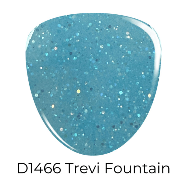 Nail polish swatch / manicure of shade Revel Trevi Fountain