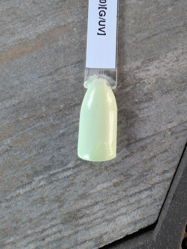 Nail polish swatch / manicure of shade Revel Key Lime