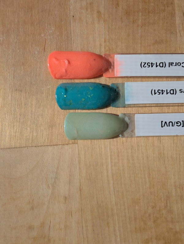 Nail polish swatch / manicure of shade Revel Catamaran Coral