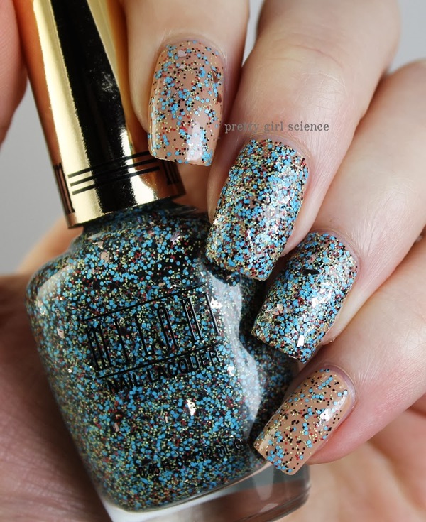 Nail polish swatch / manicure of shade Milani Sugar Rim