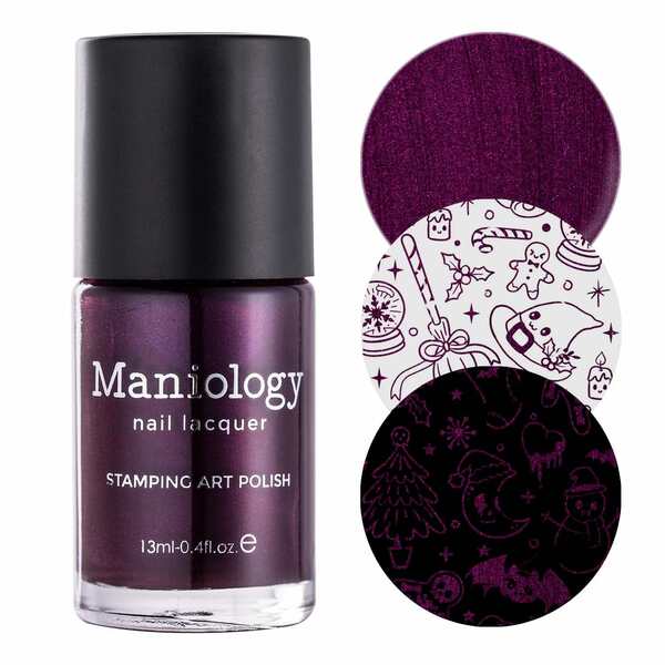 Nail polish swatch / manicure of shade Maniology Hail Santa