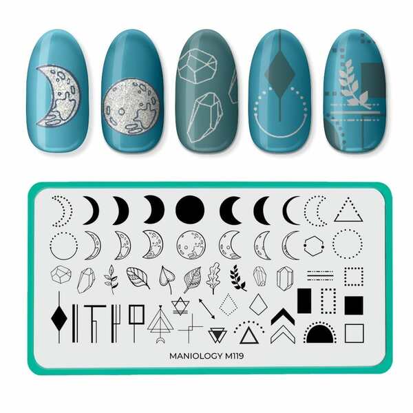 Nail polish swatch / manicure of shade Maniology Crystal Moon (m119)