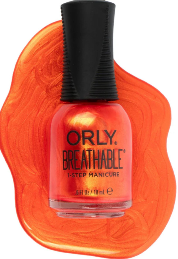 Nail polish swatch / manicure of shade Orly Erupt to No Good