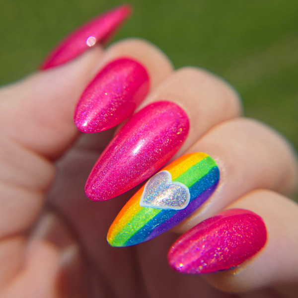 Nail polish swatch / manicure of shade Tyler's Trinkets XOXO, Me