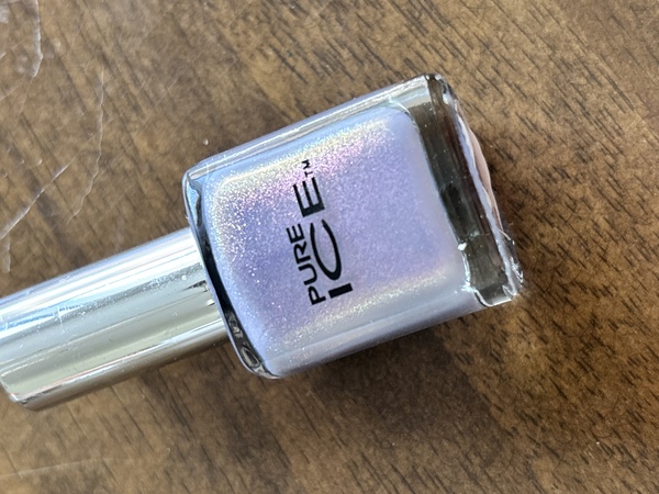 Nail polish swatch / manicure of shade Pure Ice Busted