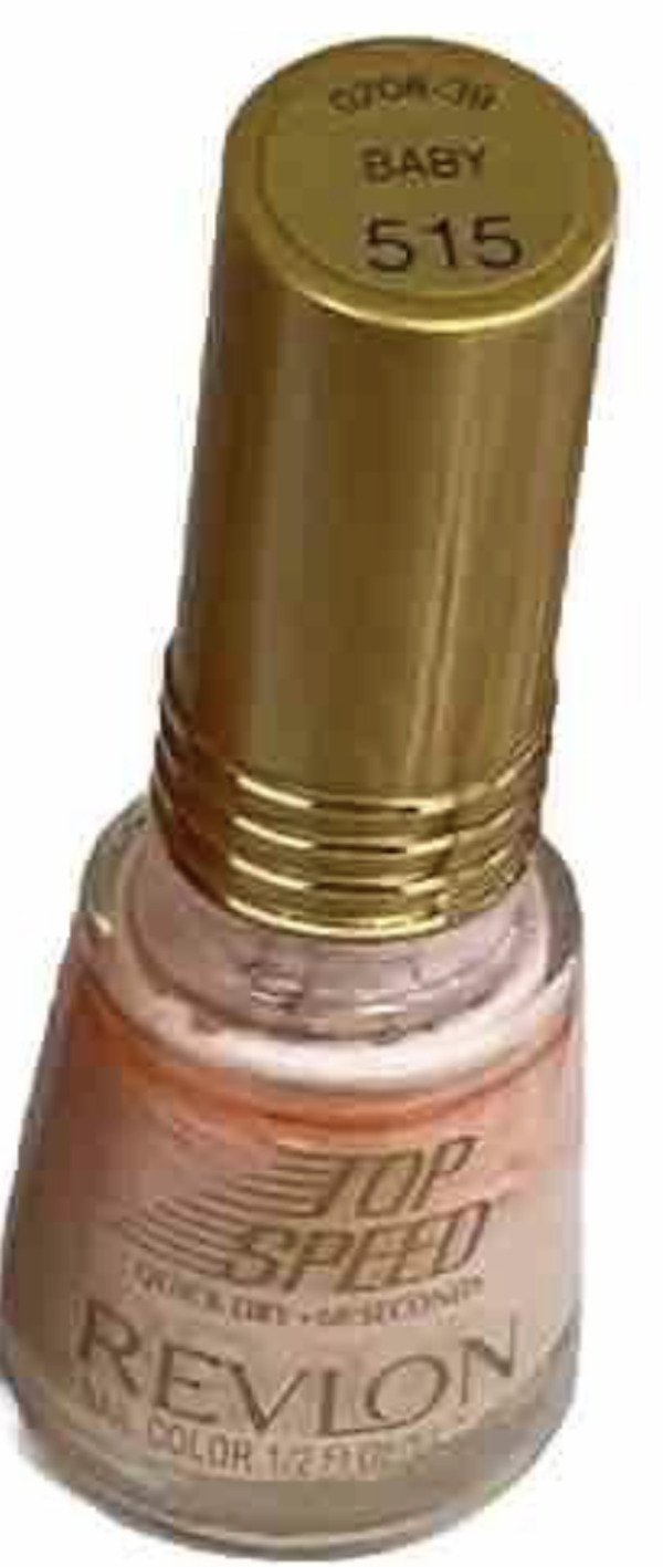 Nail polish swatch / manicure of shade Revlon Baby