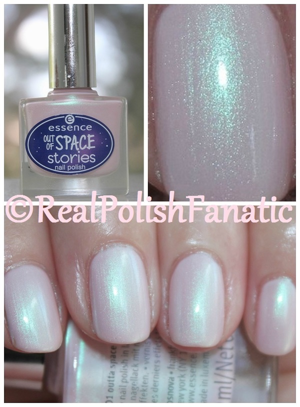 Nail polish swatch / manicure of shade essence outta space is the place