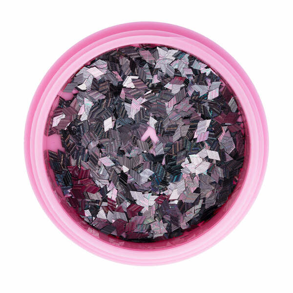 Nail polish swatch / manicure of shade Orly 1990s nail art charms
