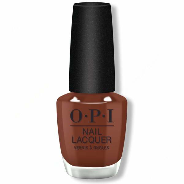 Nail polish swatch / manicure of shade OPI Slip dressed up