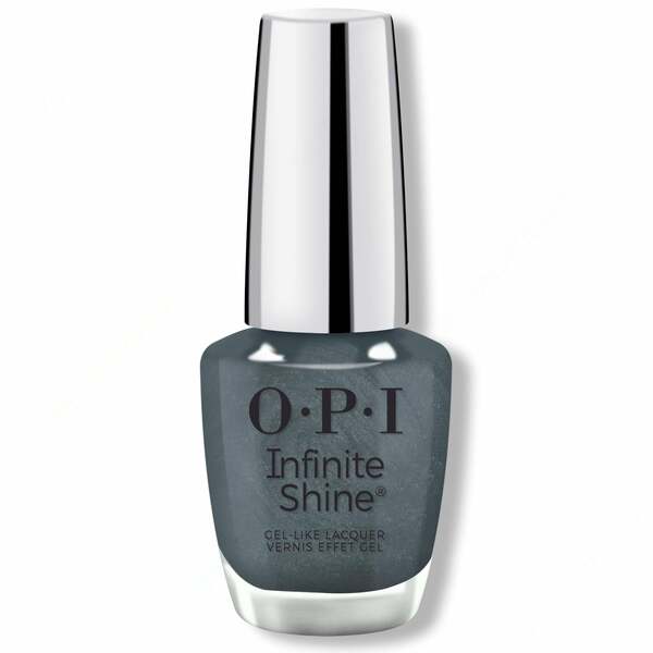 Nail polish swatch / manicure of shade OPI Infinite Shine Get in platform-ation