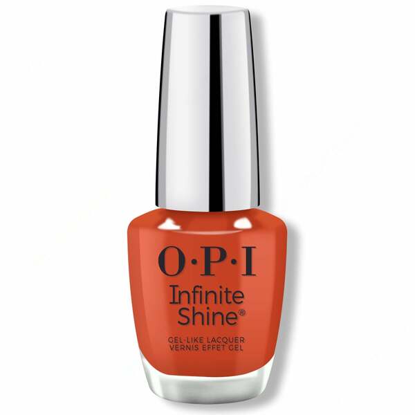 Nail polish swatch / manicure of shade OPI Infinite Shine Mini plaid skirt