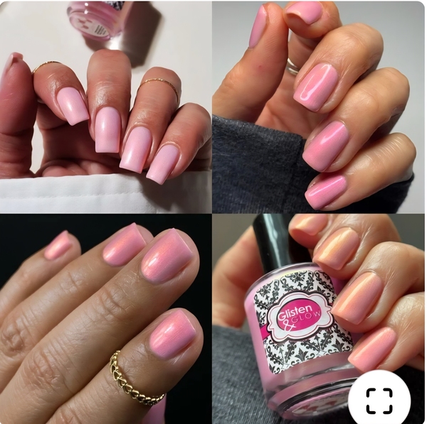 Nail polish swatch / manicure of shade Glisten and Glow 3 Little Pigs