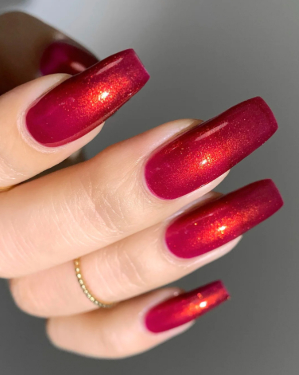 Nail polish swatch / manicure of shade Mooncat Con Artist